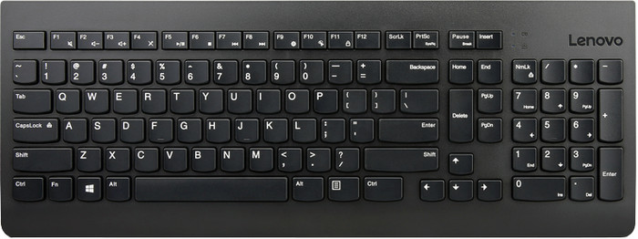 Lenovo 510 Wireless Combo Keyboard & Mouse -US English 103P- Black détail
