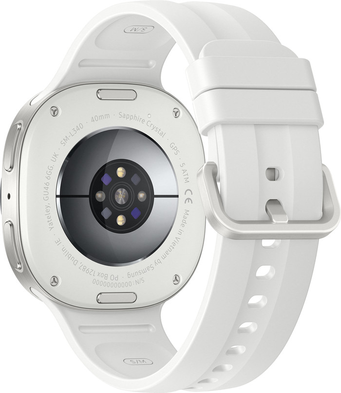 Samsung Galaxy Watch 9 Blanc 40 mm arrière
