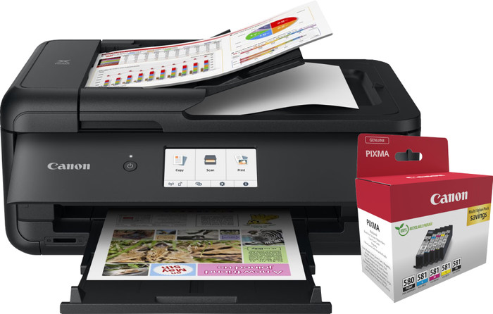 Canon PIXMA TS9550a + 1 Set de Cartouches Supplémentaires Main Image