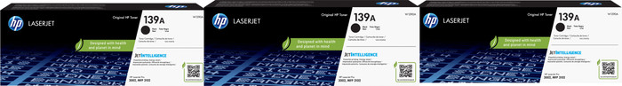 HP 139A Toner Noir Lot de 3 Main Image