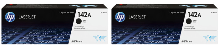 HP 142A Toner Noir Lot de 2 Main Image