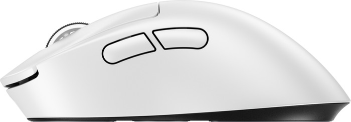 Logitech G PRO X Superlight 2 DEX Lightspeed Draadloze Gaming Muis Wit linkerkant