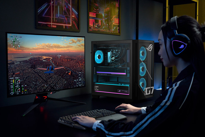 ASUS ROG GM700TZ-R9700X162W product in gebruik
