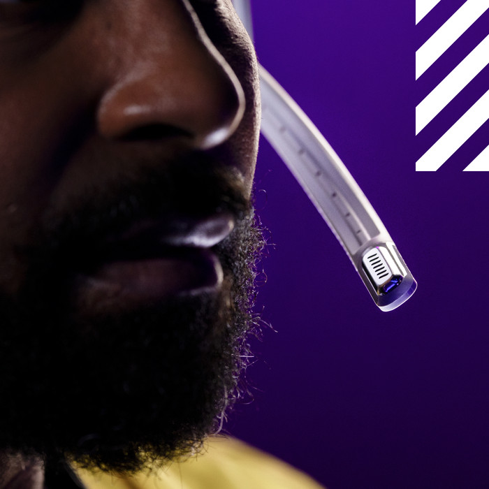 Logitech G Astro A50 Lightspeed Wit product in gebruik