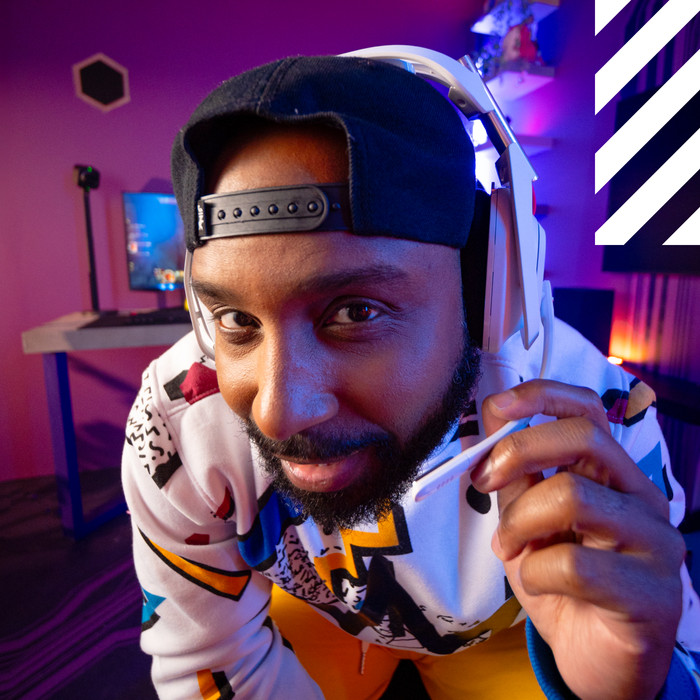 Logitech G Astro A50 Lightspeed Wit product in gebruik