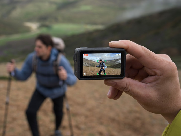 DJI Osmo Action 5 Pro Bike Kit product in use