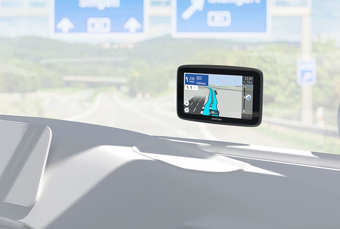 TomTom GO Professional 6 Europe product in use