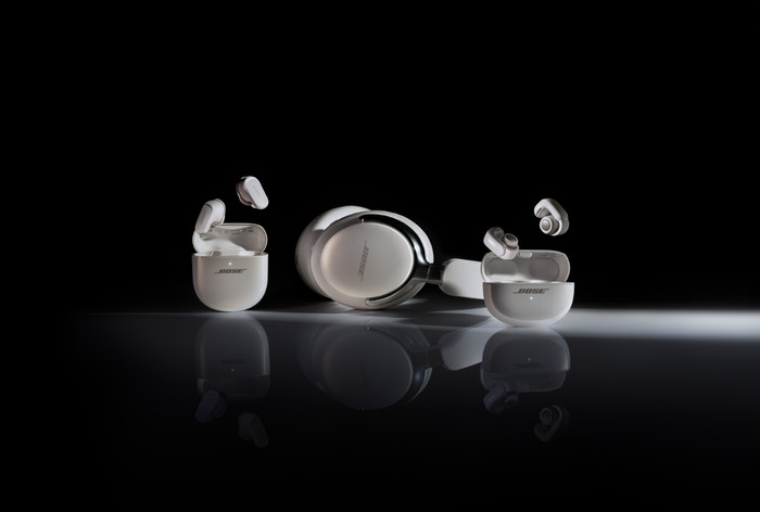 Bose Ultra Open Earbuds Diamant product in gebruik