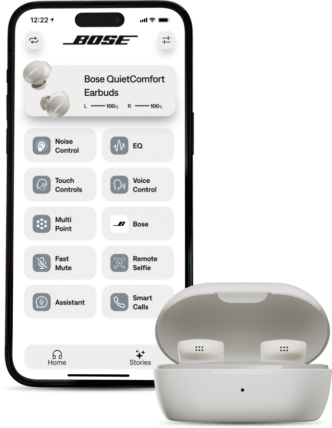 Bose QuietComfort Earbuds Crème detail