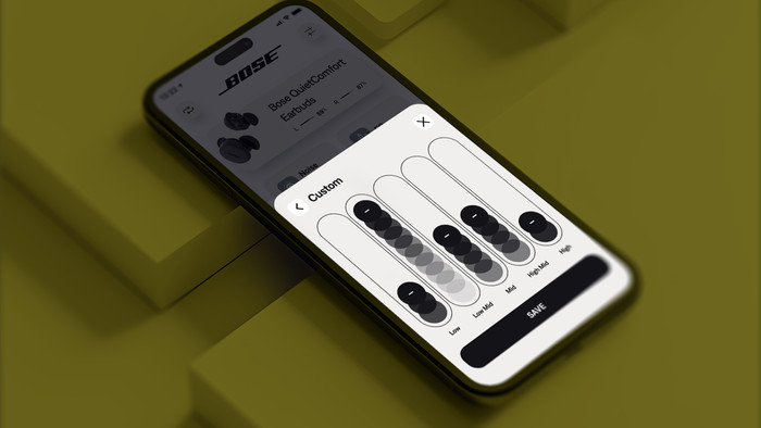 Bose QuietComfort Earbuds Crème detail