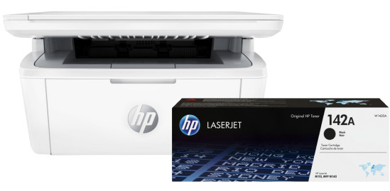 HP LaserJet M140w MFP + 1 Toner Noir Supplémentaire Main Image