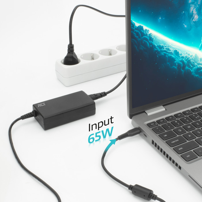 ACT AC2005 USB-C Laptop Oplader met Power Delivery 65W visual leverancier