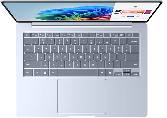 Samsung Galaxy Book4 Edge NP940XMA-KB1NL dessus