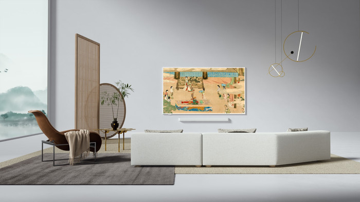 TCL 65A300 PRO NXTVISION product in use
