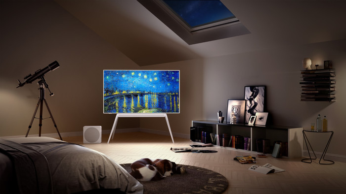 TCL 65A300 PRO NXTVISION product in use
