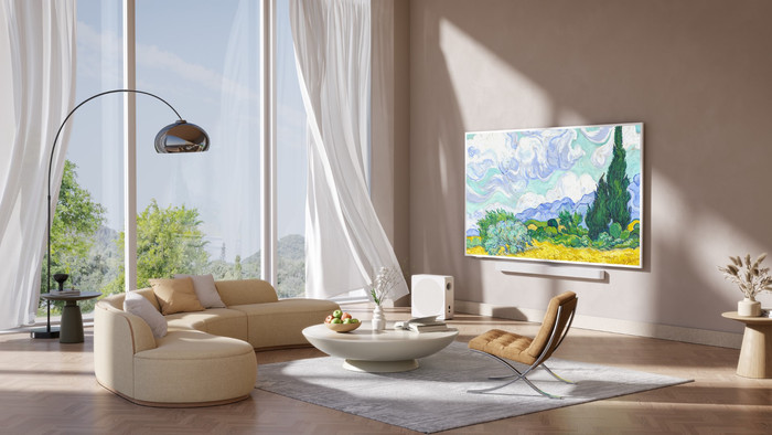 TCL 65A300 PRO NXTVISION product in use