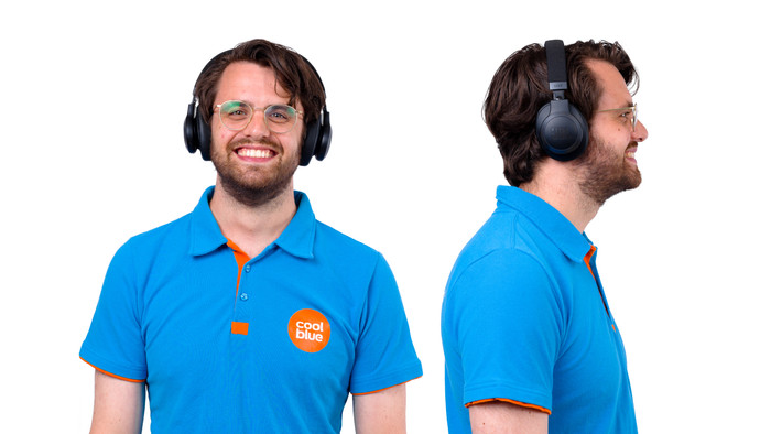 JBL Live 770NC Rose Gold + BlueBuilt Quick Charge Charger with USB-A Port visual Coolblue 1