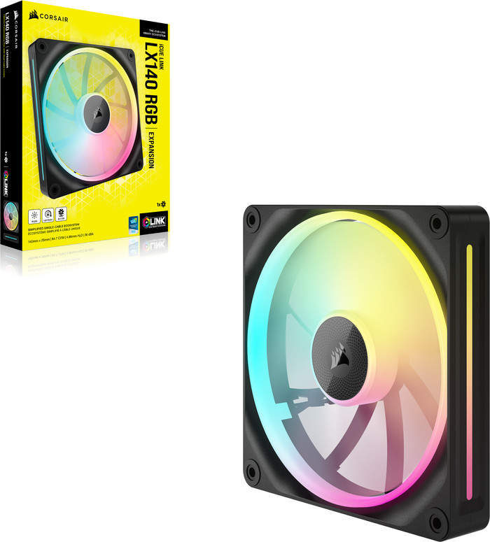 Corsair iCUE LINK LX140 RGB - Single Fan emballage