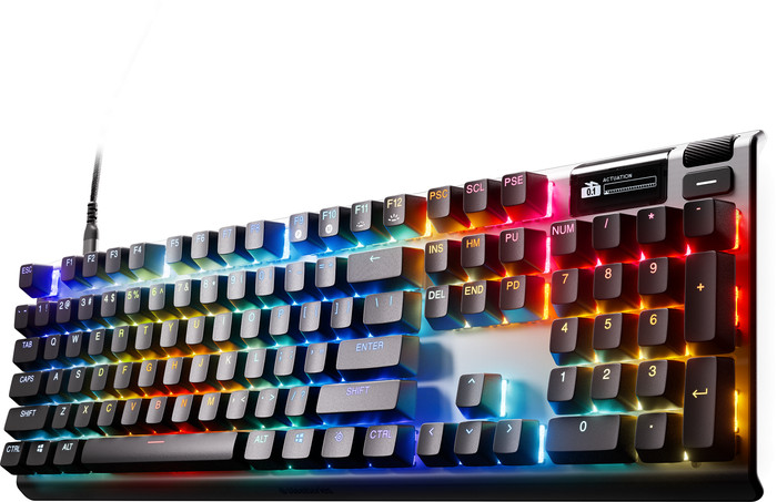 SteelSeries Apex Pro Gen 3 Gaming Keyboard QWERTY right side
