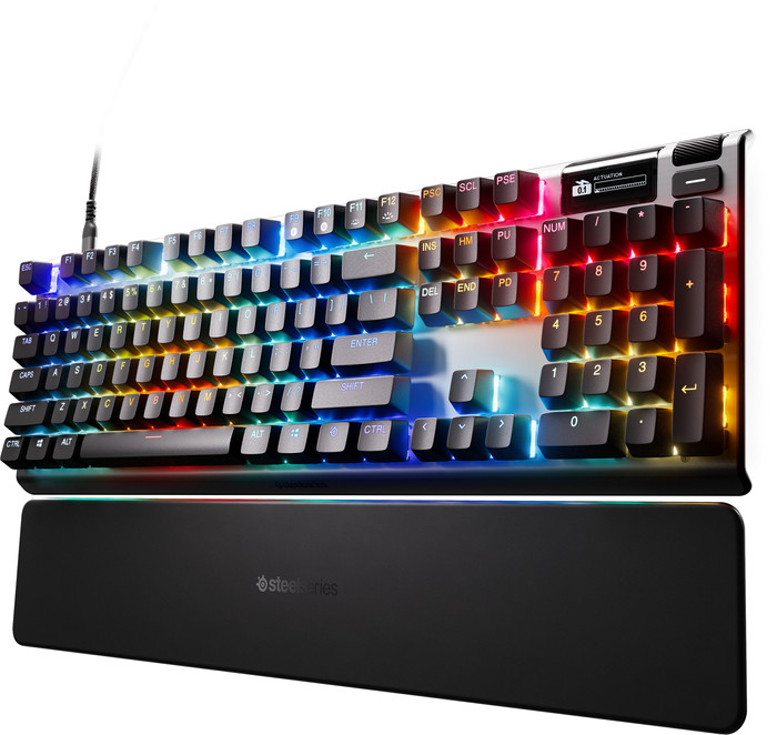 SteelSeries Apex Pro Gen 3 Gaming Keyboard QWERTY right side