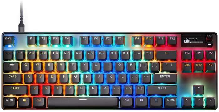 SteelSeries Apex Pro TKL Gen 3 Gaming Keyboard QWERTY top