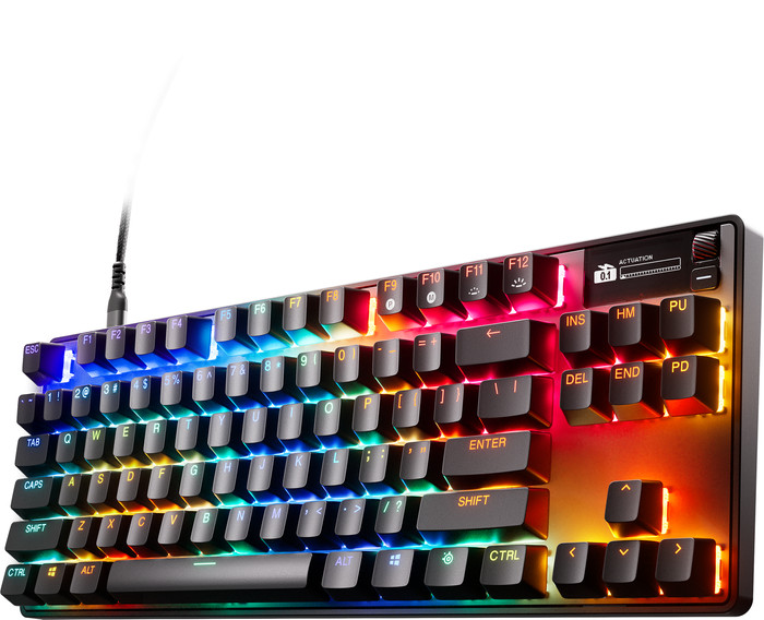 SteelSeries Apex Pro TKL Gen 3 Gaming Keyboard QWERTY right side