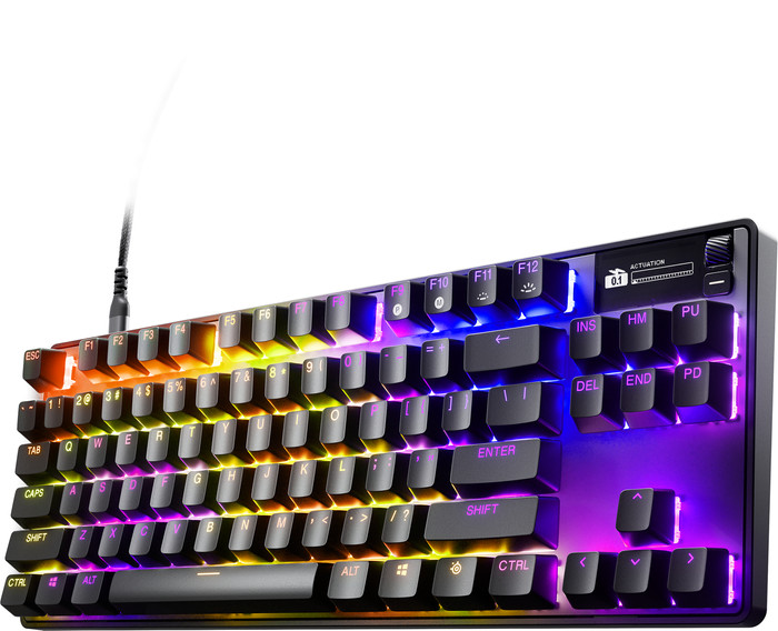 SteelSeries Apex Pro TKL Gen 3 Gaming Keyboard QWERTY right side