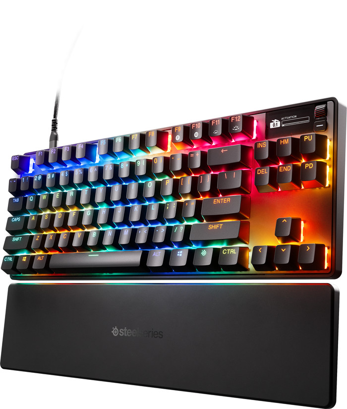 SteelSeries Apex Pro TKL Gen 3 Gaming Keyboard QWERTY right side