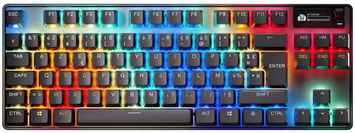 SteelSeries Apex Pro TKL Wireless Gen 3 Gaming Keyboard AZERTY top
