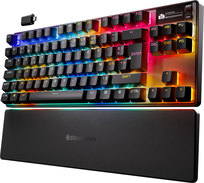 SteelSeries Apex Pro TKL Wireless Gen 3 Gaming Keyboard AZERTY right side