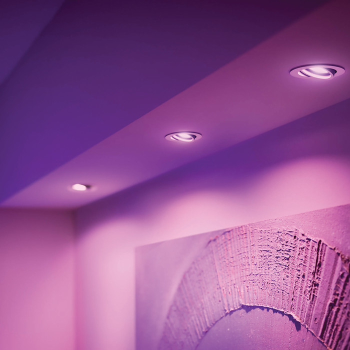 Philips Hue Centura Recessed Spot Light White and Color- Round - White visual supplier