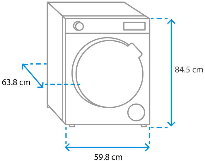 Siemens WG44B2ABNL intelligentDosing visual Coolblue 1