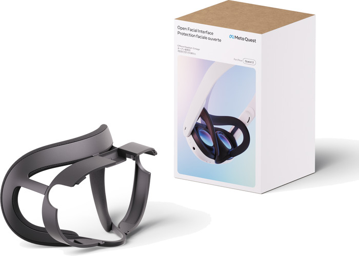 Meta Quest 3 Coussin Facial Ouvert produit composé