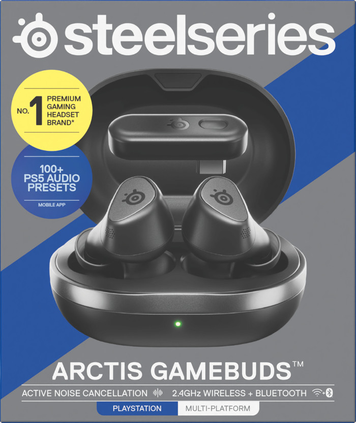 SteelSeries Arctis GameBuds Black packaging