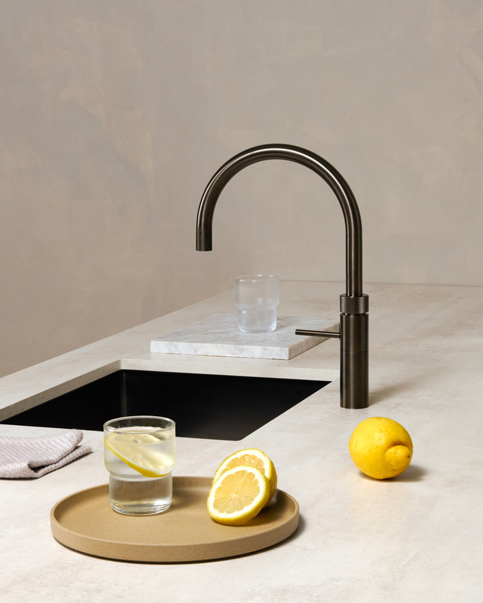 Quooker Fusion Round Gunmetal product in use