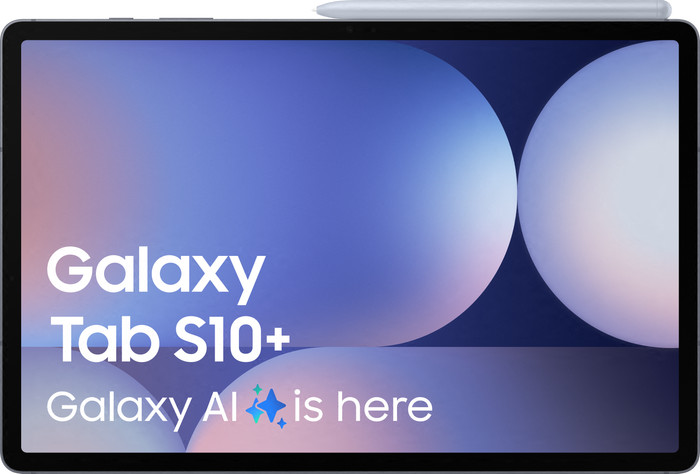 Samsung Galaxy Tab S10 Plus 12.4 inches 256GB WiFi Gray + BlueBuilt Keyboard Cover AZERTY front