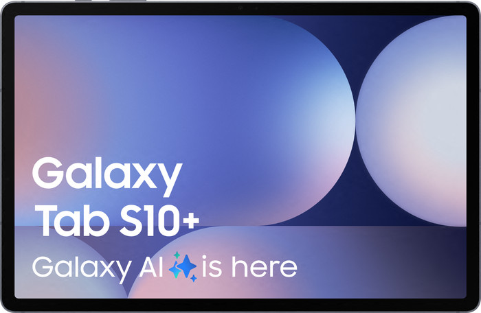 Samsung Galaxy Tab S10 Plus 12.4 inches 256GB WiFi Gray + BlueBuilt Keyboard Cover AZERTY front