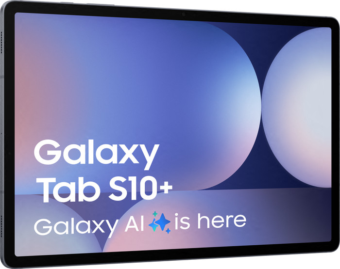 Samsung Galaxy Tab S10 Plus 12.4 inches 256GB WiFi Gray + BlueBuilt Keyboard Cover AZERTY left side