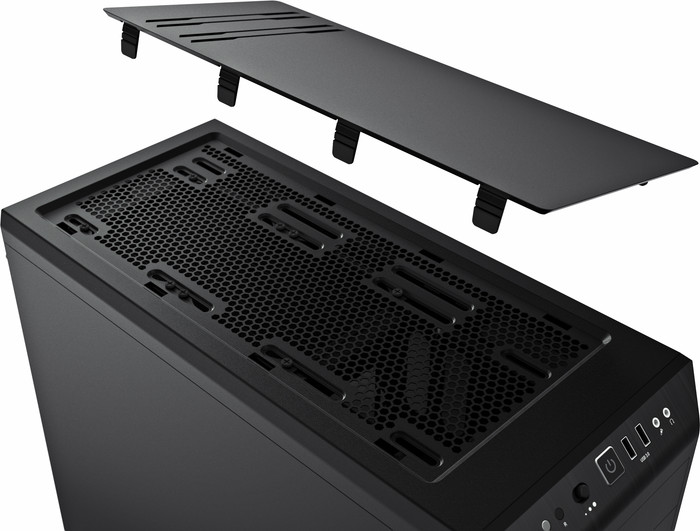be quiet! PURE BASE 600 Zwart bovenkant