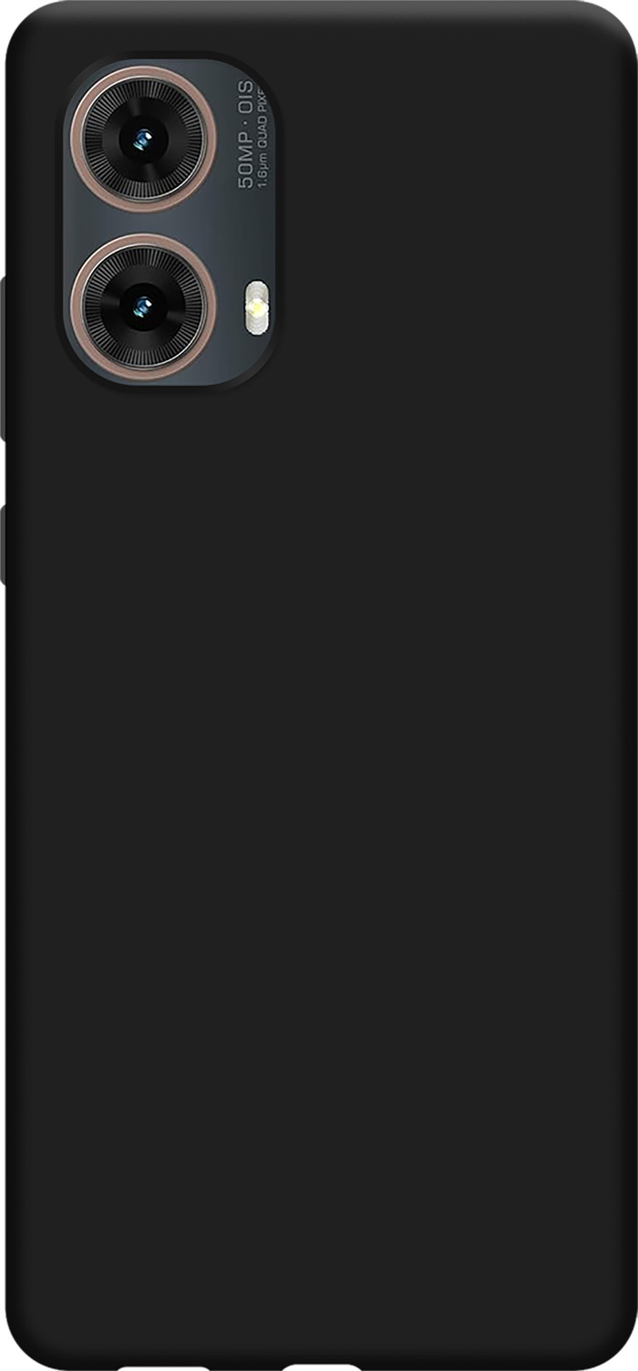 Just in Case Soft Design Motorola Moto G85 Back Cover Noir Main Image