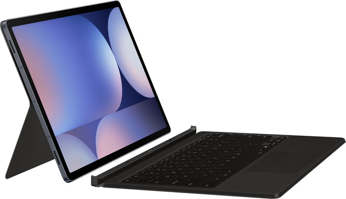 Samsung Galaxy Tab S10 Plus / S9 Plus / S9 FE Plus Toetsenbord Hoes AZERTY Zwart linkerkant