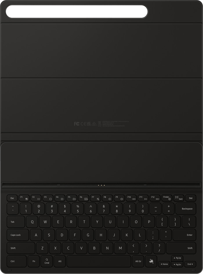Samsung Galaxy Tab S10 Plus/S9 Plus/S9 FE Plus Slim Keyboard Cover AZERTY Black top