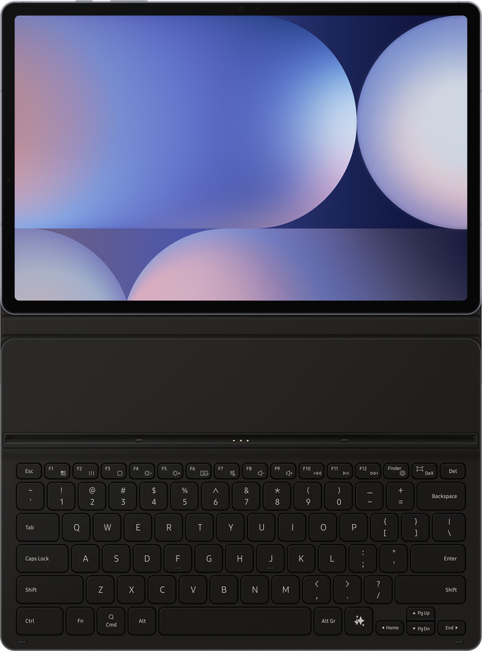 Samsung Galaxy Tab S10 Plus/S9 Plus/S9 FE Plus Slim Keyboard Cover AZERTY Black right side