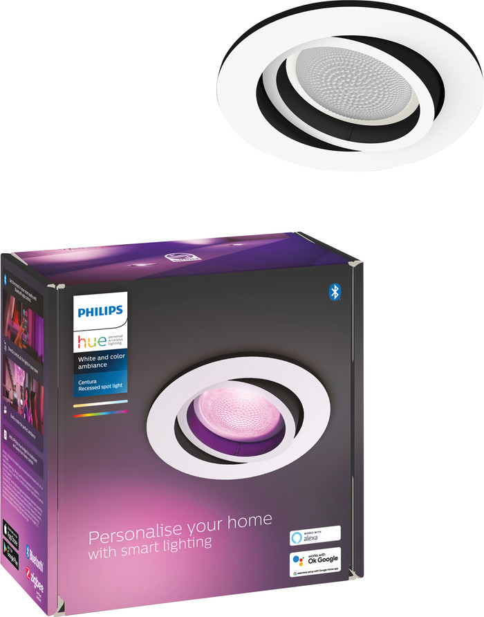 Philips Hue Centura Recessed Spot Light White and Color- Round - White packaging