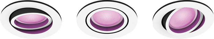 Philips Hue Centura Recessed Spot Light White and Color - Round -  White - 3-pack Main Image