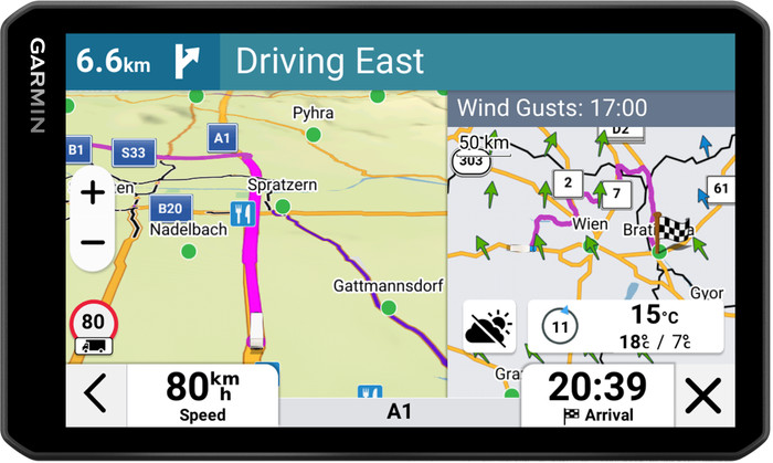 Garmin Dezl LGV720 Truck Europe + South Africa front