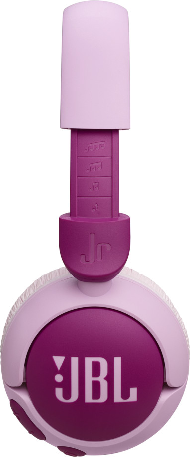 JBL JR320BT Purple + Charger left side