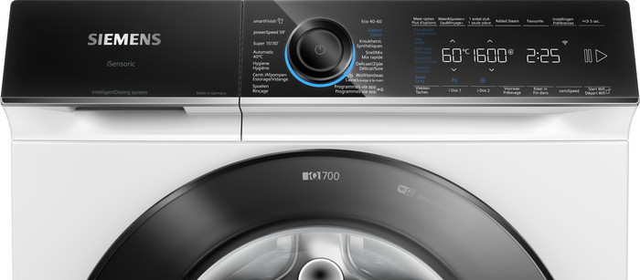Siemens WG56B2AAFG intelligentDosing detail