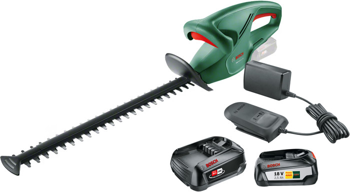 Bosch EasyHedgeCut 18-45 Li 2,5 Ah Batterie (2x) Kit de Démarrage Main Image