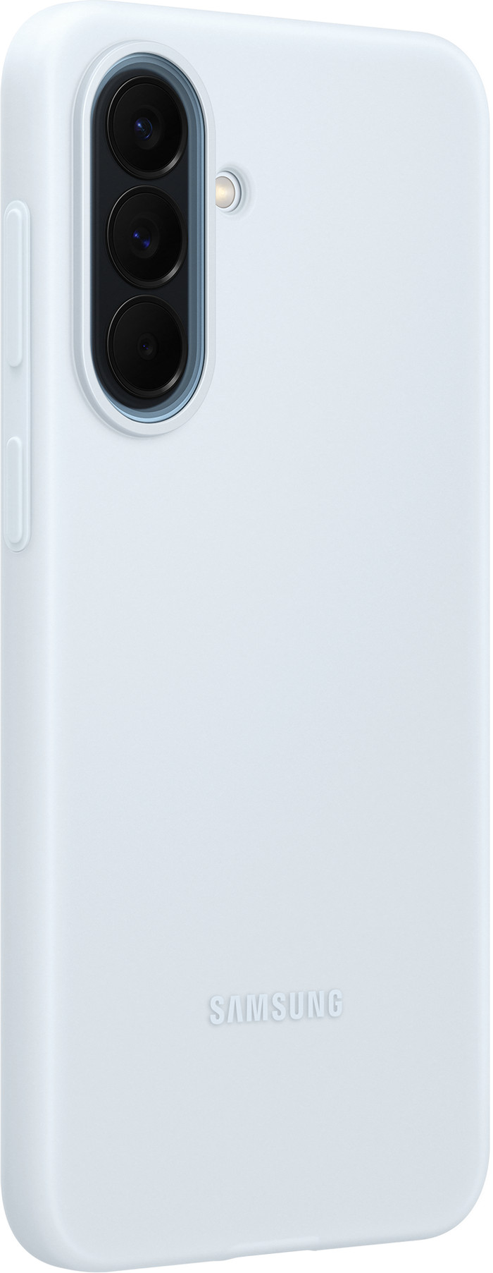 Samsung Galaxy A57 Siliconen Back Cover Wit rechterkant